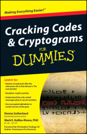 E-book, Cracking Codes and Cryptograms For Dummies, For Dummies