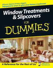 E-book, Window Treatments and Slipcovers For Dummies, For Dummies