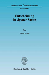 E-book, Entscheidung in eigener Sache., Streit, Thilo, Duncker & Humblot