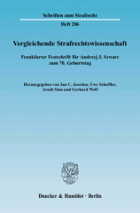 eBook, Vergleichende Strafrechtswissenschaft. : Frankfurter Festschrift für Andrzej J. Szwarc zum 70. Geburtstag., Duncker & Humblot