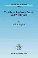 E-book, Technische Standards, Patente und Wettbewerb., Burghartz, Heribert, Duncker & Humblot