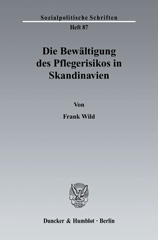E-book, Die Bewältigung des Pflegerisikos in Skandinavien., Duncker & Humblot