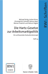 E-book, Die Hartz-Gesetze zur Arbeitsmarktpolitik. : Ein umfassendes Evaluationskonzept., Duncker & Humblot