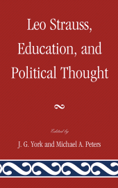E-book, Leo Strauss, Education, and Political Thought, Fairleigh Dickinson University Press