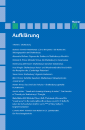 E-book, Aufklärung, Band 22: Shaftesbury, Felix Meiner Verlag