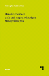 E-book, Ziele und Wege der heutigen Naturphilosophie : Fünf Aufsätze zur Wissenschaftstheorie, Felix Meiner Verlag