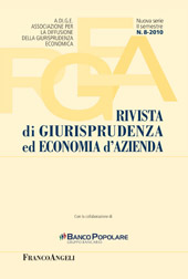 E-book, Rivista di giurisprudenza ed economia d'azienda n. 8/2010, Franco Angeli