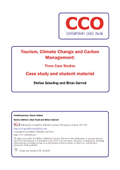 eBook, Tourism, Climate Change and Carbon Management : Three Case Studies, Goodfellow Publishers