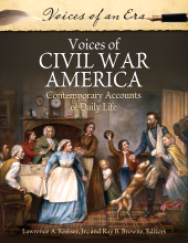 E-book, Voices of Civil War America : Contemporary Accounts of Daily Life, Greenwood Press