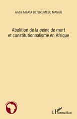 E-book, Abolition de la peine de mort et constitutionnalisme en Afrique, L'Harmattan