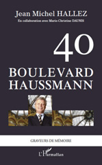 E-book, 40, boulevard Haussmann, Hallez, Jean-Michel, L'Harmattan