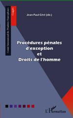 E-book, Procédures pénales d'exception et droits de l'homme, Céré, Jean-Paul, L'Harmattan