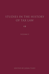 E-book, Studies in the History of Tax Law, Hart Publishing