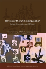 eBook, Travels of the Criminal Question, Hart Publishing