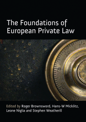 E-book, The Foundations of European Private Law, Hart Publishing