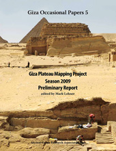E-book, Giza Plateau Mapping Project : Season 2009 Preliminary Report, ISD