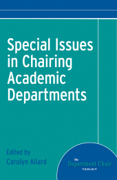 eBook, Special Issues in Chairing Academic Departments, Jossey-Bass