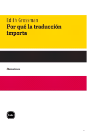 E-book, Por qué la traducción importa, Katz Editores