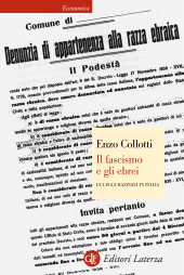 E-book, Il fascismo e gli ebrei : le leggi razziali in Italia, GLF editori Laterza