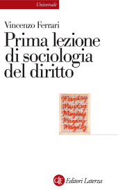 E-book, Prima lezione di sociologia del diritto, GLF editori Laterza