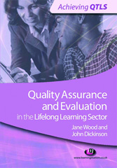 E-book, Quality Assurance and Evaluation in the Lifelong Learning Sector, Learning Matters