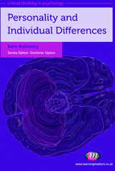 E-book, Personality and Individual Differences, Learning Matters