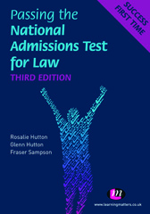 eBook, Passing the National Admissions Test for Law (LNAT), Learning Matters