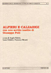 eBook, Alfieri e Calzabigi, Le Lettere