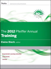 E-book, The 2012 Pfeiffer Annual : Training, Pfeiffer
