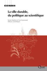 E-book, La ville durable, du politique au scientifique, Éditions Quae
