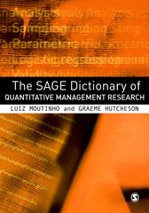 E-book, The SAGE Dictionary of Quantitative Management Research, Sage