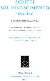 eBook, Scritti sul Rinascimento (1852-1872), Spaventa, Bertrando, Fabrizio Serra