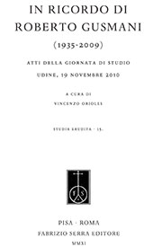 E-book, In ricordo di Roberto Gusmani (1935-2009) : atti della Giornata di studio, Udine, 19 novembre 2010, Fabrizio Serra