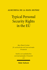 eBook, Typical Personal Security Rights in the EU : Comparative Law and Economics in Italy, Spain and other EU Countries in the Light of EU Law, Basel II and the Financial Crisis, Mohr Siebeck