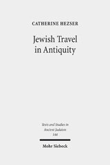 E-book, Jewish Travel in Antiquity, Mohr Siebeck