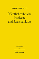 E-book, Öffentlichrechtliche Insolvenz und Staatsbankrott : Rechtliche Bewältigung finanzieller Krisen der öffentlichen Hand, Mohr Siebeck