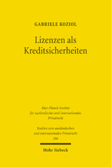 E-book, Lizenzen als Kreditsicherheiten : Zivilrechtliche Grundlagen in Deutschland, Österreich und Japan, Koziol, Gabriele, Mohr Siebeck