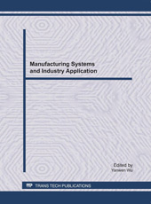 E-book, Manufacturing Systems and Industry Application, Trans Tech Publications Ltd
