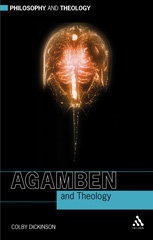 E-book, Agamben and Theology, T&T Clark