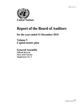 E-book, Report of the Board of Auditors for the Year Ended 31 December 2010 on the Capital Master Plan : Sixty-sixth Session, United Nations Publications