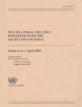 E-book, Multilateral Treaties Deposited with the Secretary-General : Status as at 1 April 2009, United Nations Publications