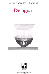 eBook, De agua, Universidad del Valle