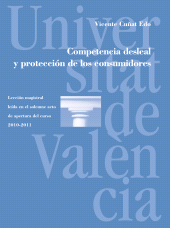 E-book, Competencia desleal y protección de los consumidores, Universitat de València