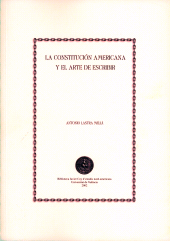 E-book, La Constitución americana y el arte de escribir, Universitat de València