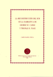 E-book, La reconstrucción del sur en la narrativa de George W. Cable y Thomas N. Page, Universitat de València