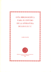 E-book, Guía bibliográfica para el estudio de la literatura de los Estados Unidos, Universitat de València