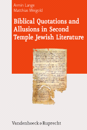 E-book, Biblical Quotations and Allusions in Second Temple Jewish Literature, Vandenhoeck & Ruprecht