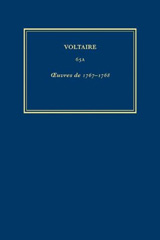E-book, Œuvres complètes de Voltaire (Complete Works of Voltaire) 65A : Oeuvres de 1767-1768, Voltaire, Voltaire Foundation