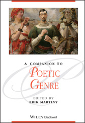 E-book, A Companion to Poetic Genre, Wiley