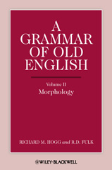 E-book, A Grammar of Old English : Morphology, Hogg, Richard M., Wiley